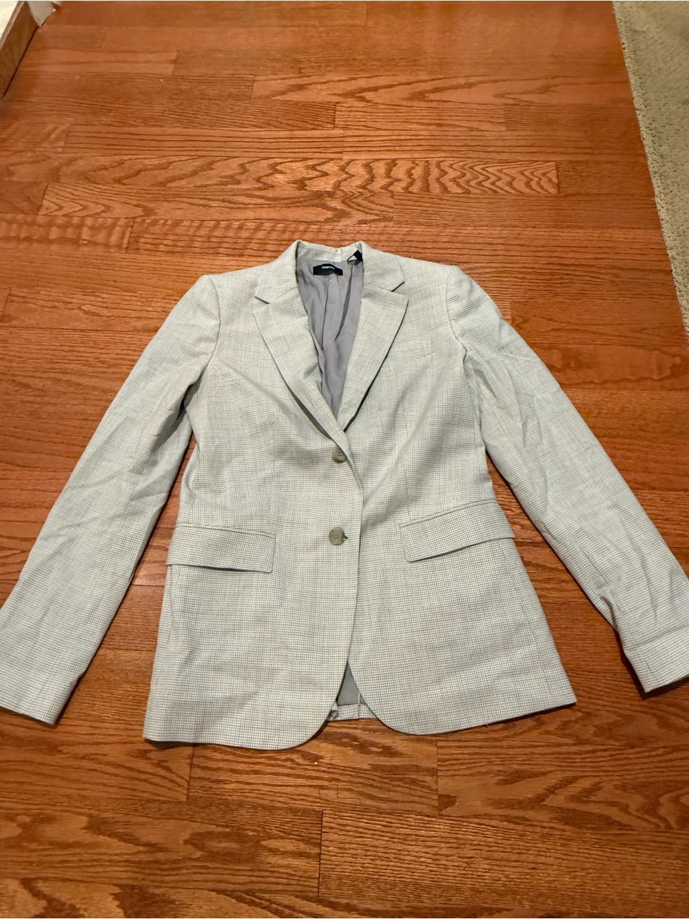 Theory Classic Blazer – Wool Mini Check size 4